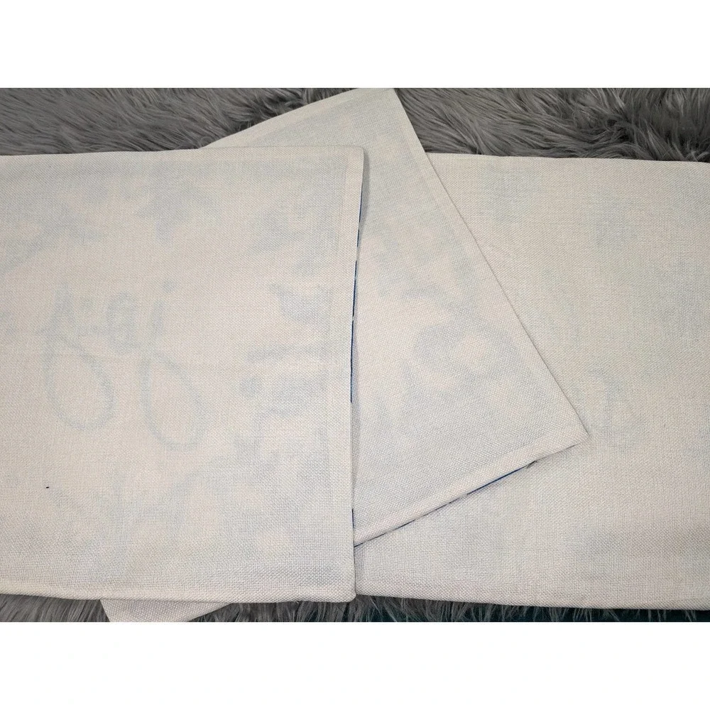 Blue Christmas Winter pillow cases